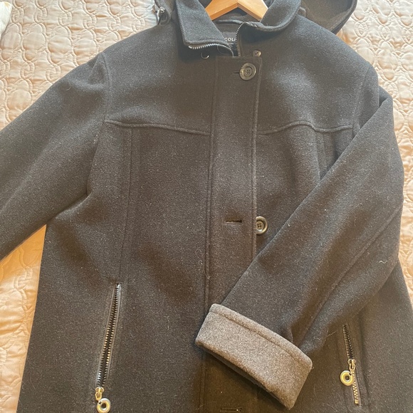 XL Niccolini Wool blend Coat with hood - Picture 1 of 4